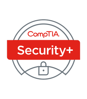 Security+ certification badge